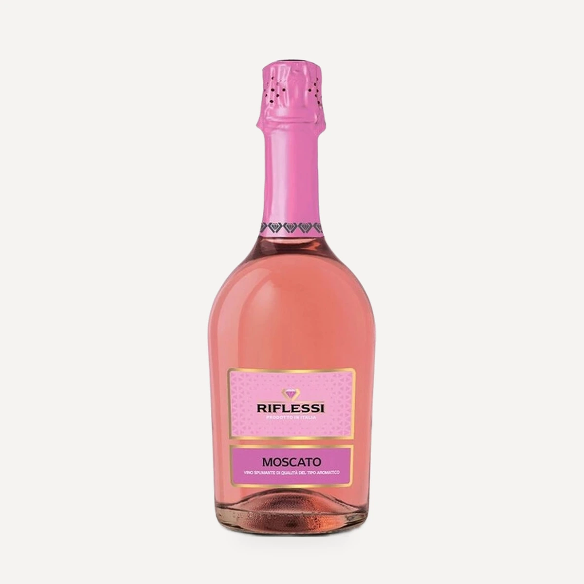 Riflessi Moscato Spumante Rose wine — Abbazia di San Gaudenzio winery — Dionysus