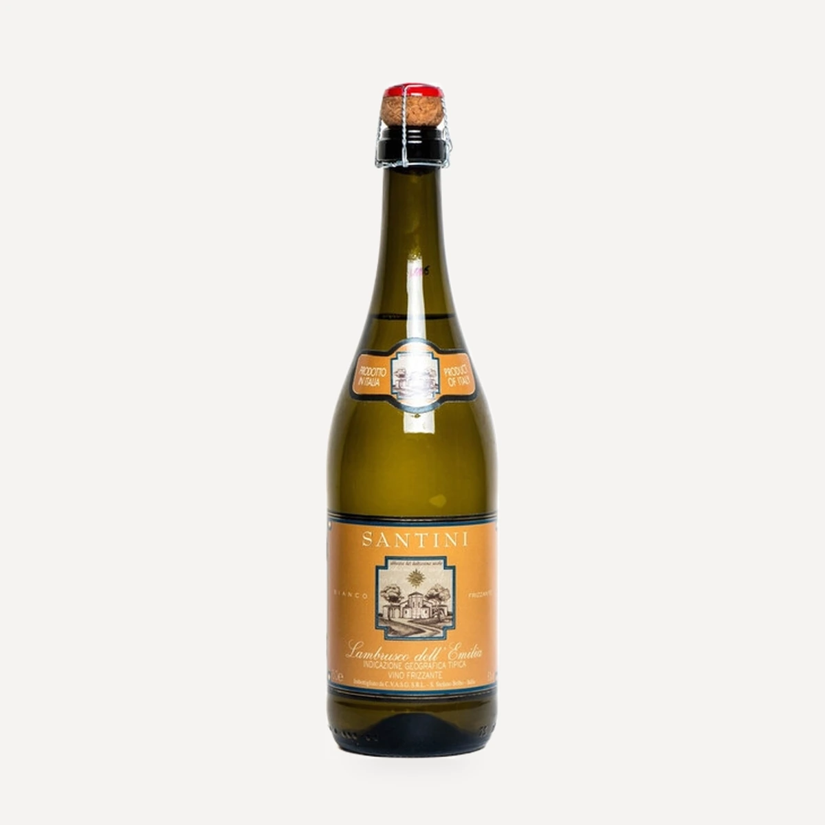 Santini Bianco Lambrusco dell'Emilia IGT wine — Abbazia di San Gaudenzio winery — Dionysus