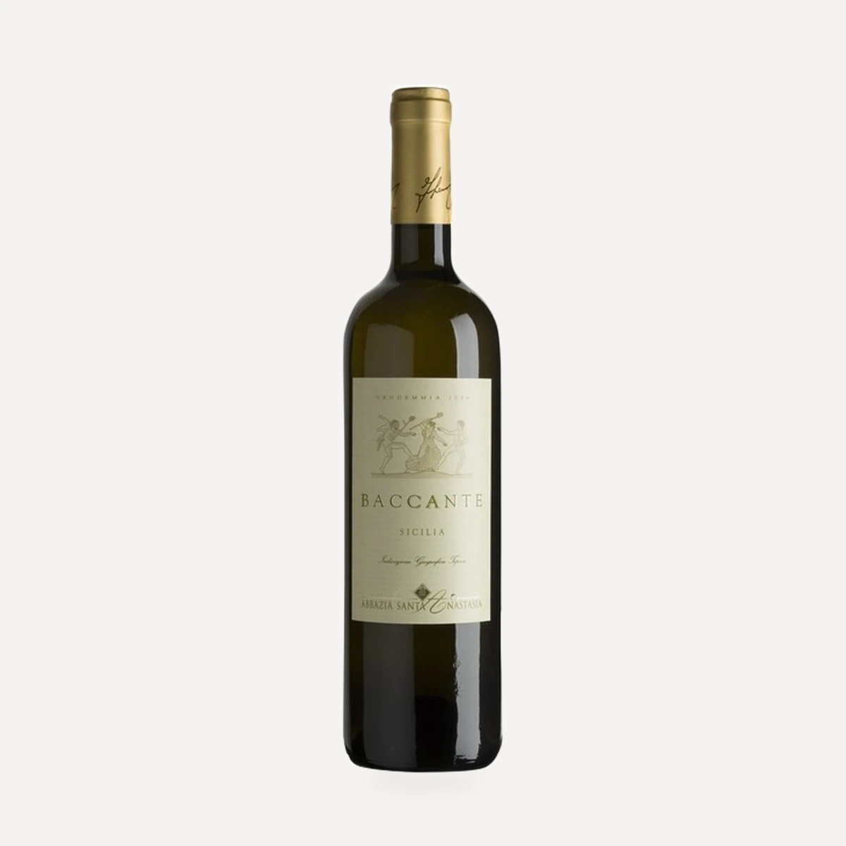 Baccante Biodinamico Demeter wine — Abbazia Santa Anastasia winery — Dionysus
