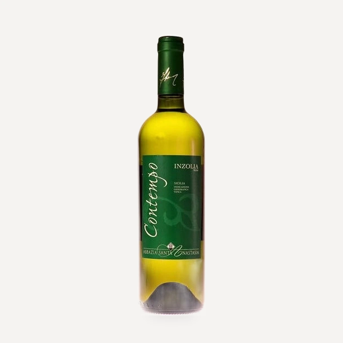 Insolia Sicilia IGT wine — Abbazia Santa Anastasia winery — Dionysus