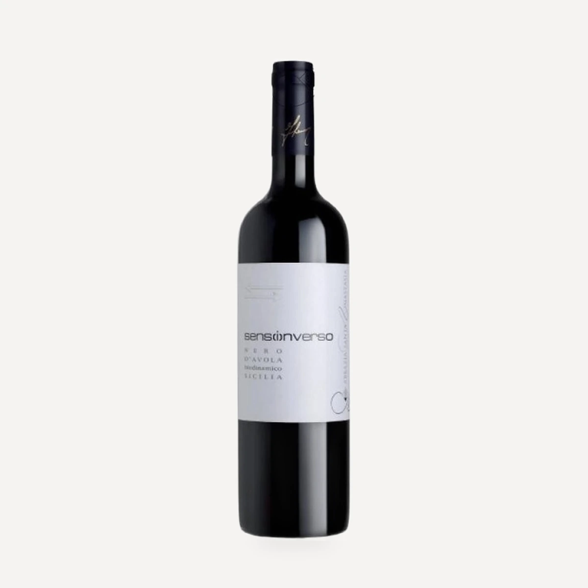 Sens(i)nverso Nero D'Avola Biodinamico Demeter wine — Abbazia Santa Anastasia winery — Dionysus