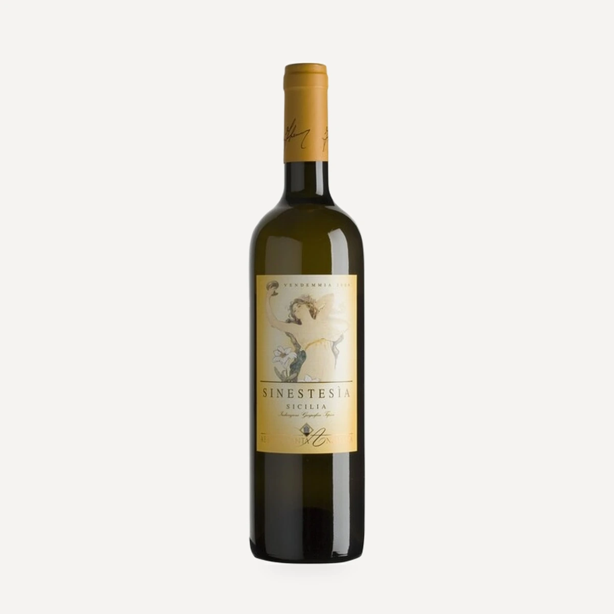 Sinestesia wine — Abbazia Santa Anastasia winery — Dionysus