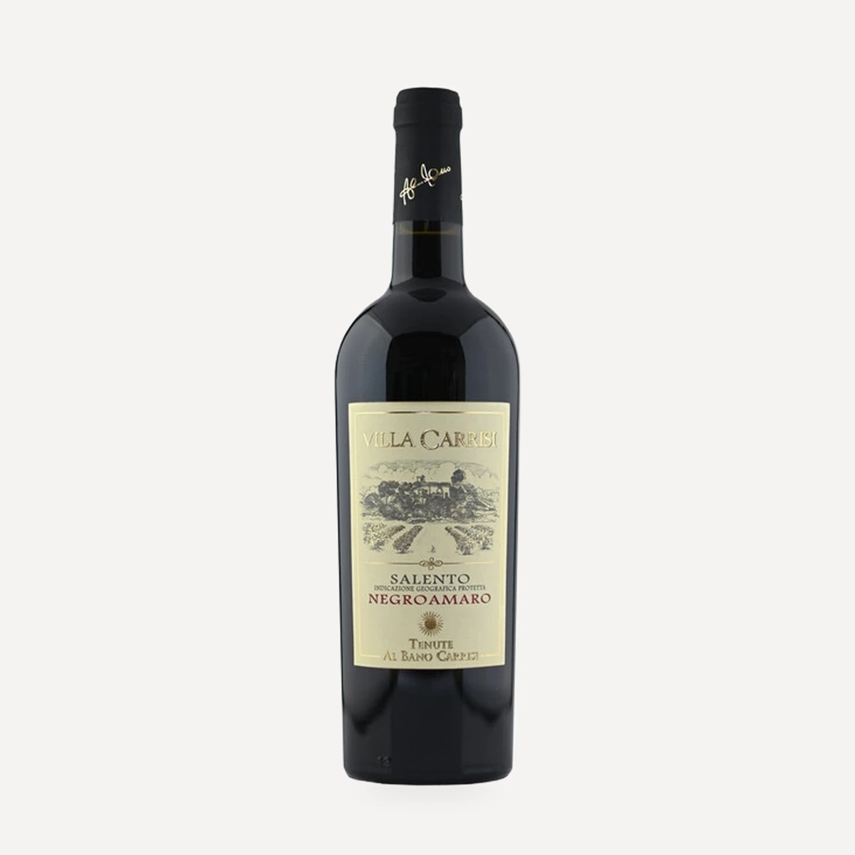 Villa Carrisi Negroamaro Salento IGP wine — Al Bano Carrisi winery — Dionysus