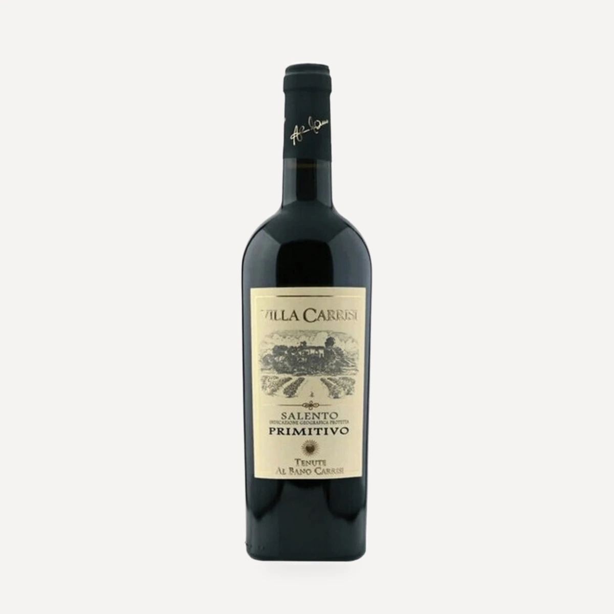 Villa Carrisi Primitivo Salento IGP wine — Al Bano Carrisi winery — Dionysus