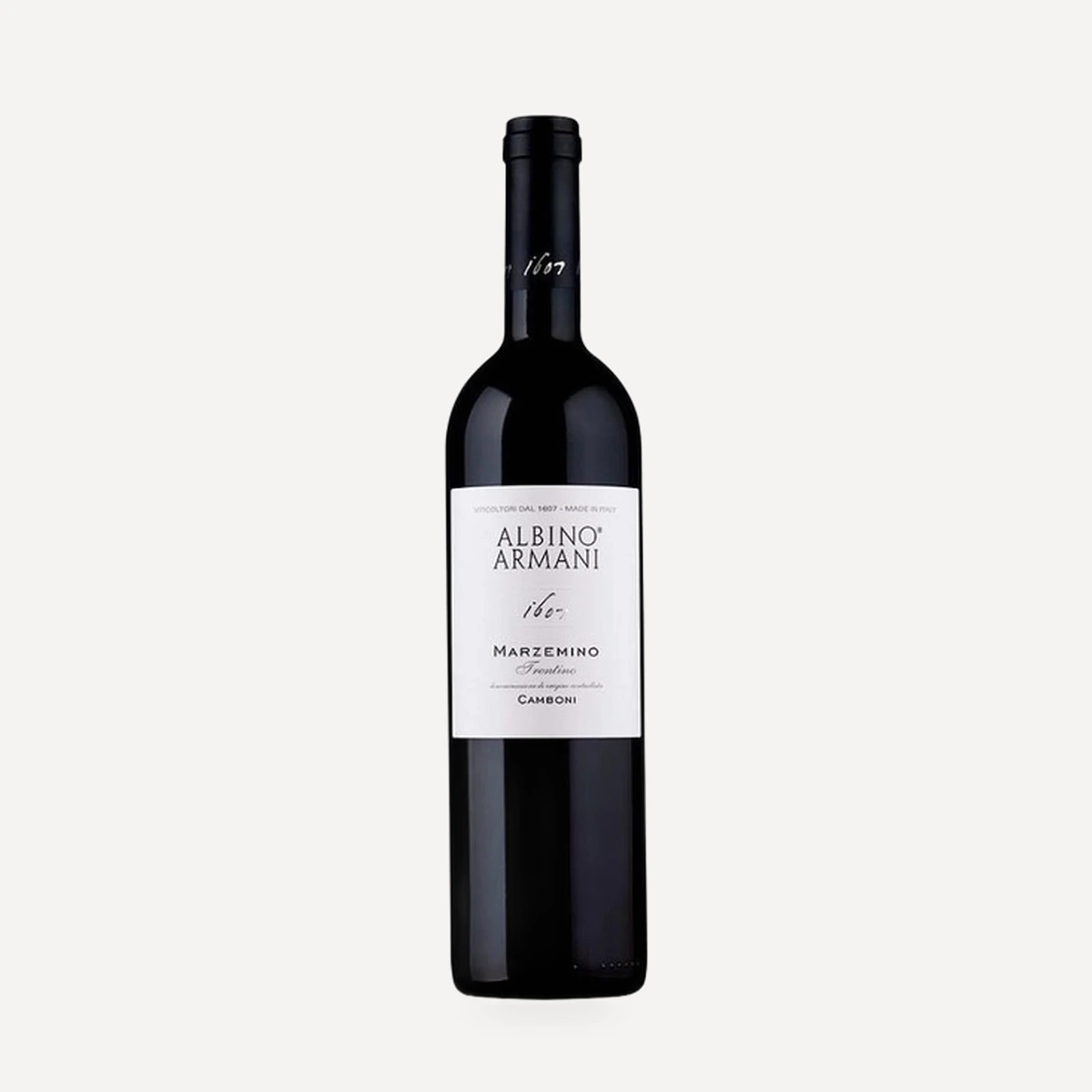 Marzemino Camboni wine — Albino Armani winery — Dionysus