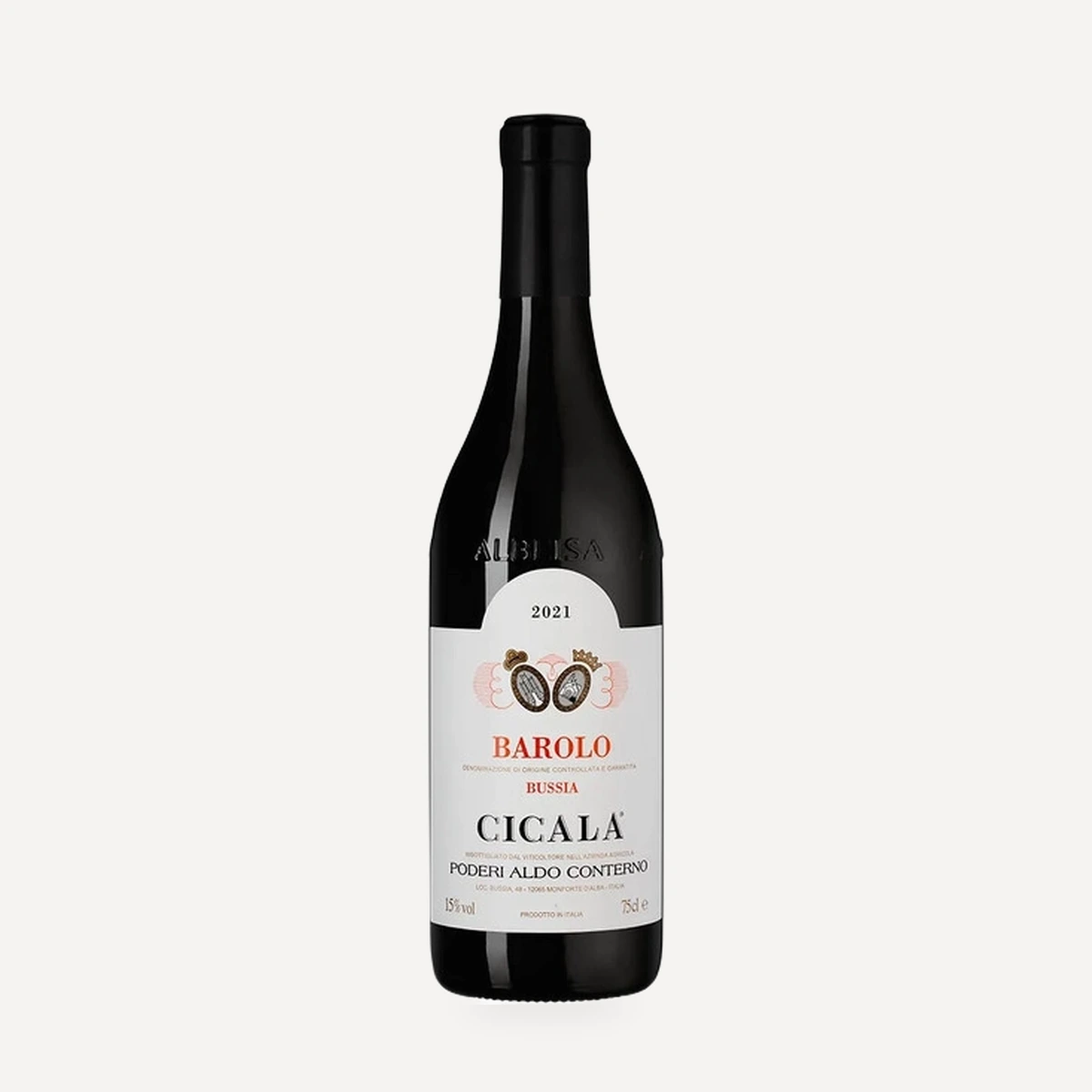 Cicala wine — Aldo Conterno winery — Dionysus