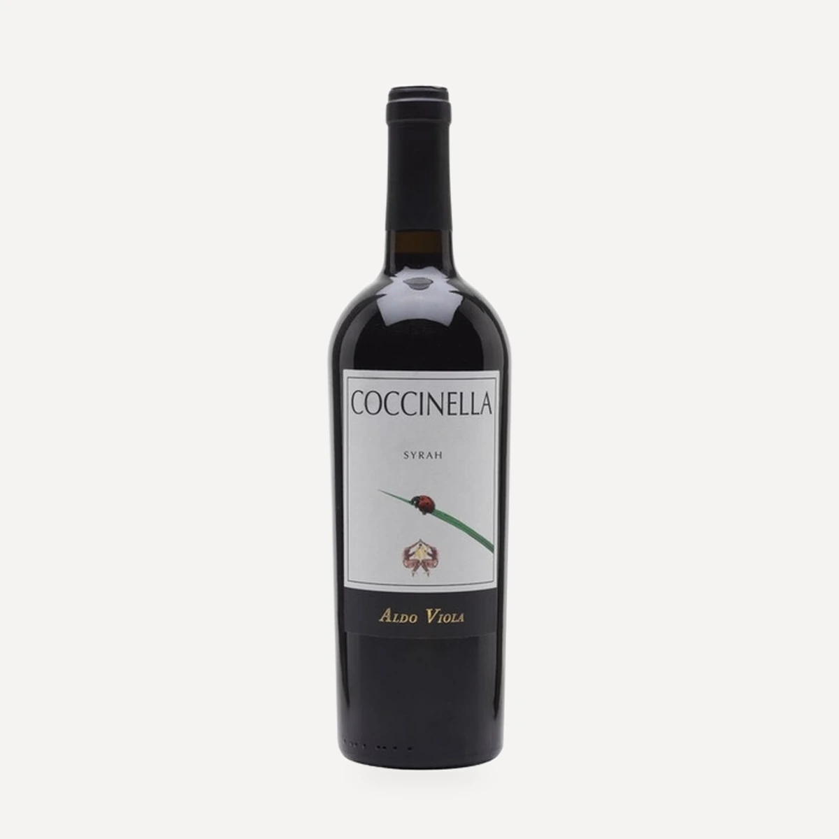 Coccinella Syrah Terre Siciliane IGT wine — Aldo Viola winery — Dionysus