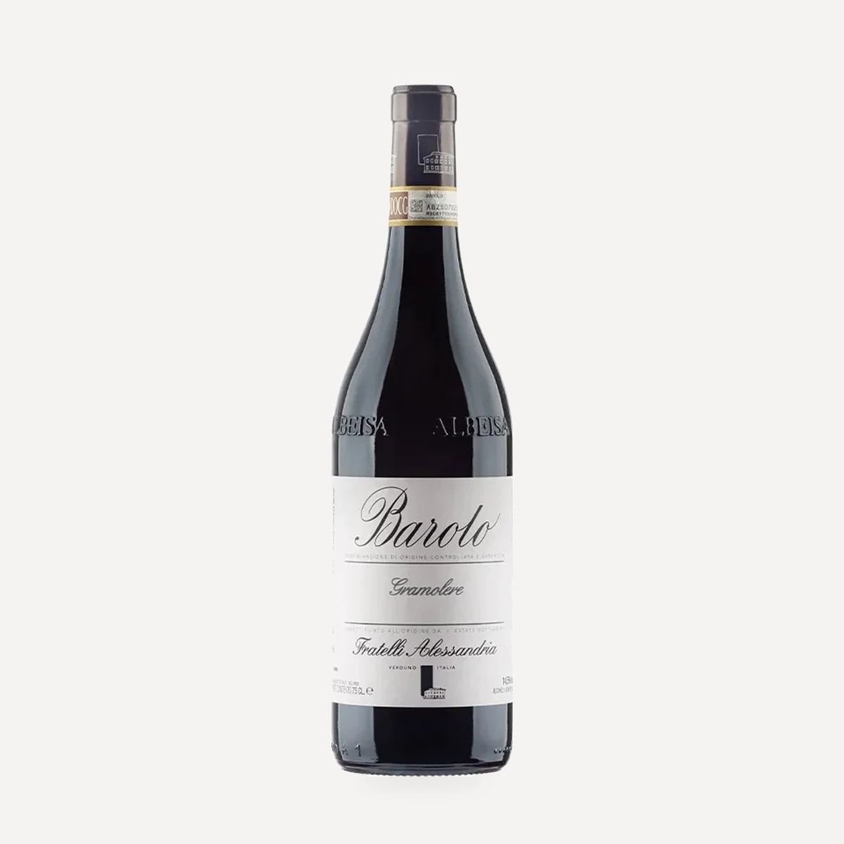 Barolo Gramolere DOCG wine — Alessandria winery — Dionysus