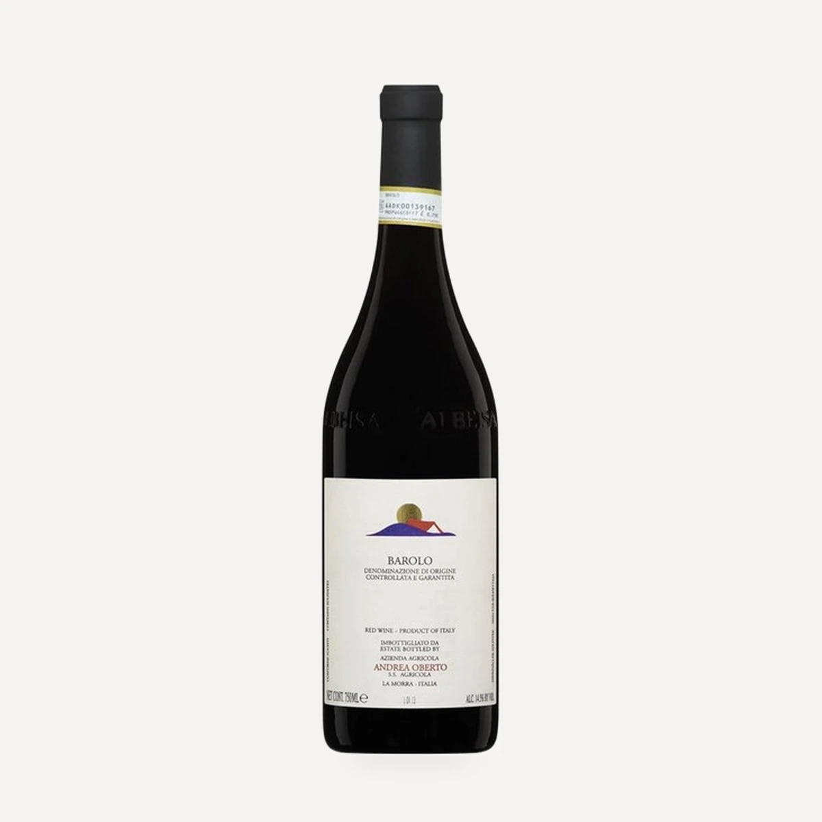 Barolo DOCG wine — Andrea Oberto winery — Dionysus