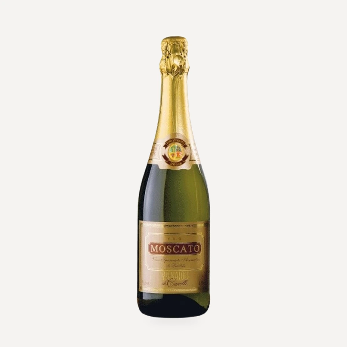 Moscato VSAQ Spumante wine — Antica Cantina Sociale di Canelli winery — Dionysus