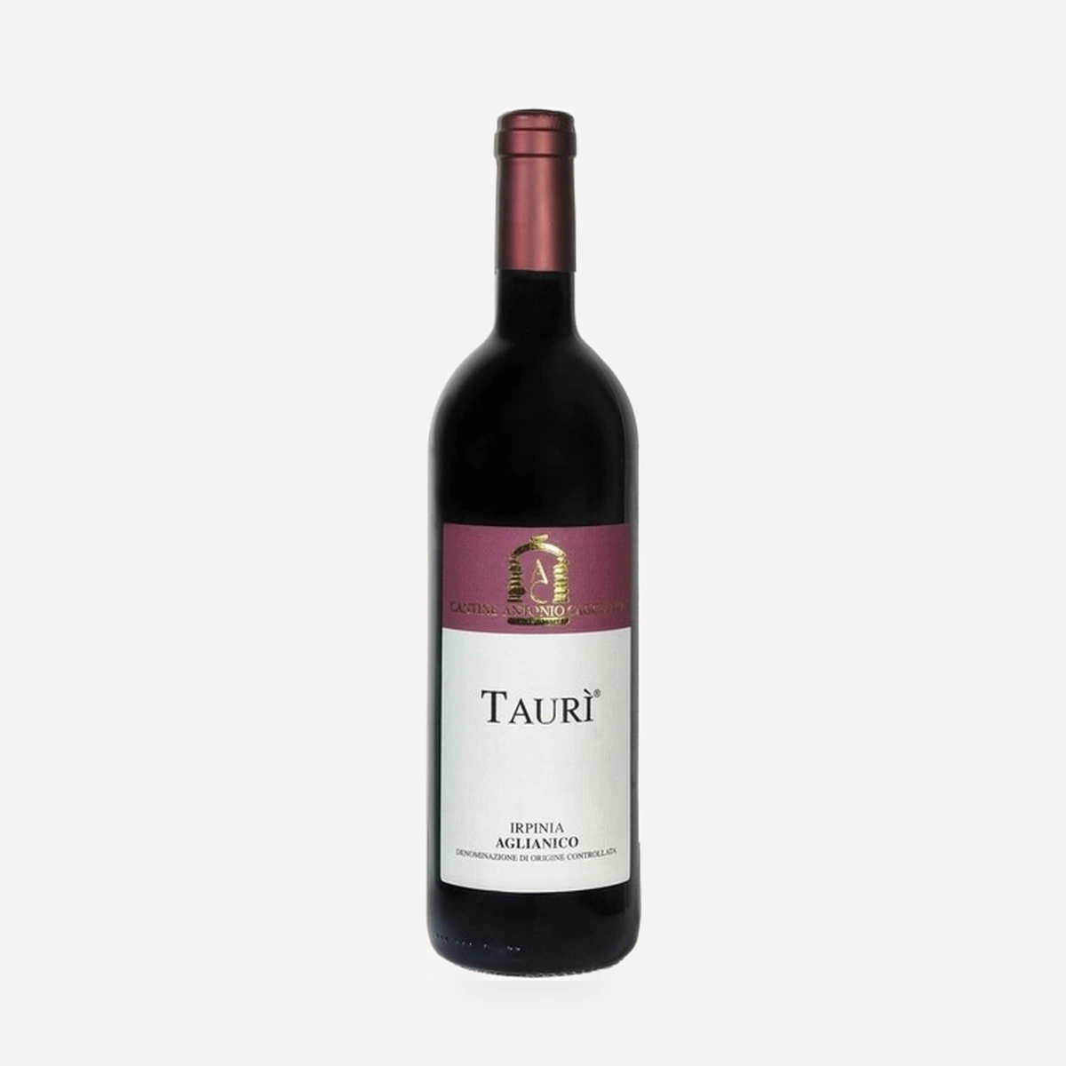 TAURI' - Irpinia Aglianico DOC wine — Antonio Caggiano winery — Dionysus