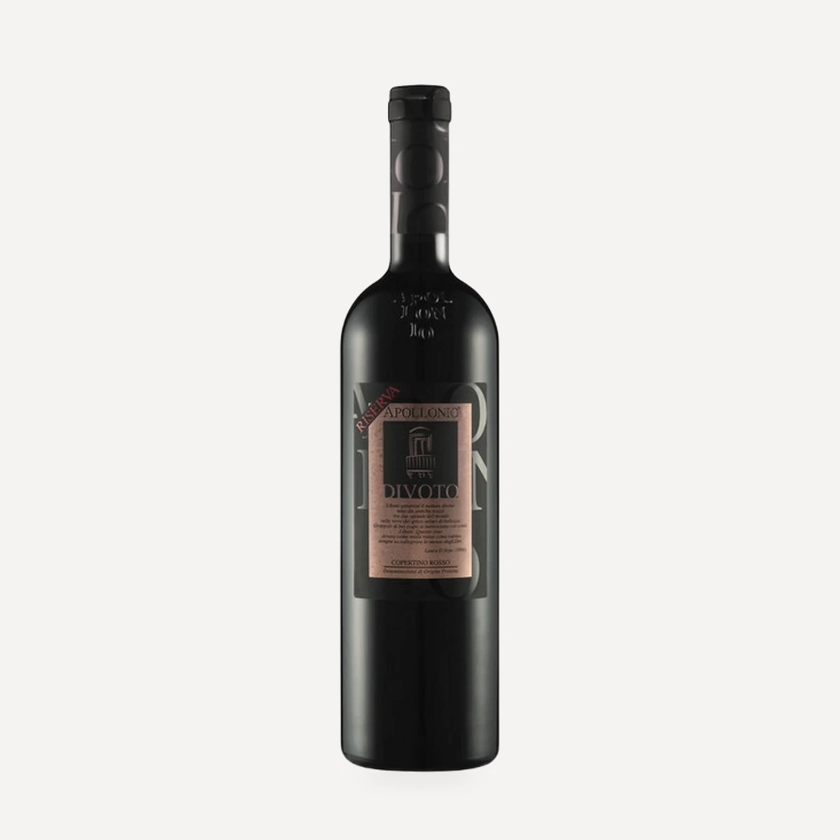 Divoto wine — Apollonio winery — Dionysus
