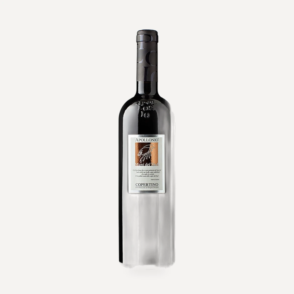 Mani del Sud Copertino wine — Apollonio winery — Dionysus