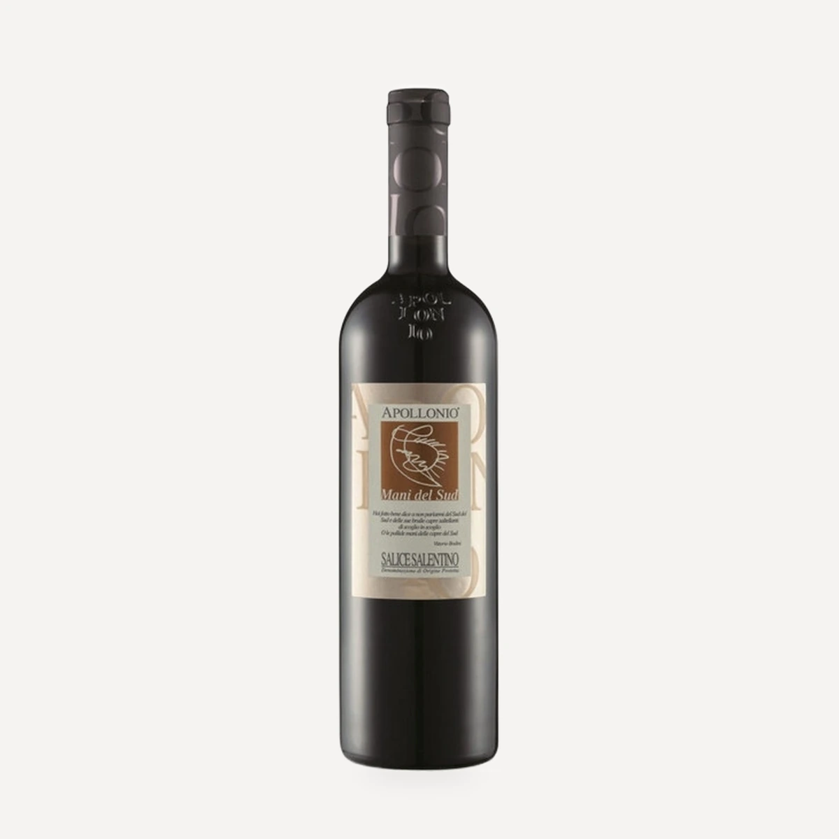 Mani del Sud Salice Salentino Rosso wine — Apollonio winery — Dionysus