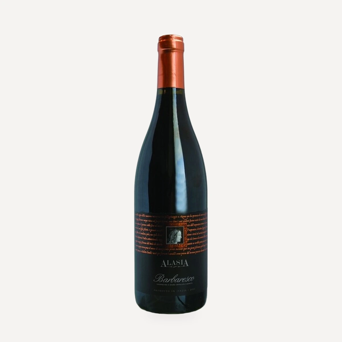 Alasia Barbaresco DOCG wine — Araldica winery — Dionysus