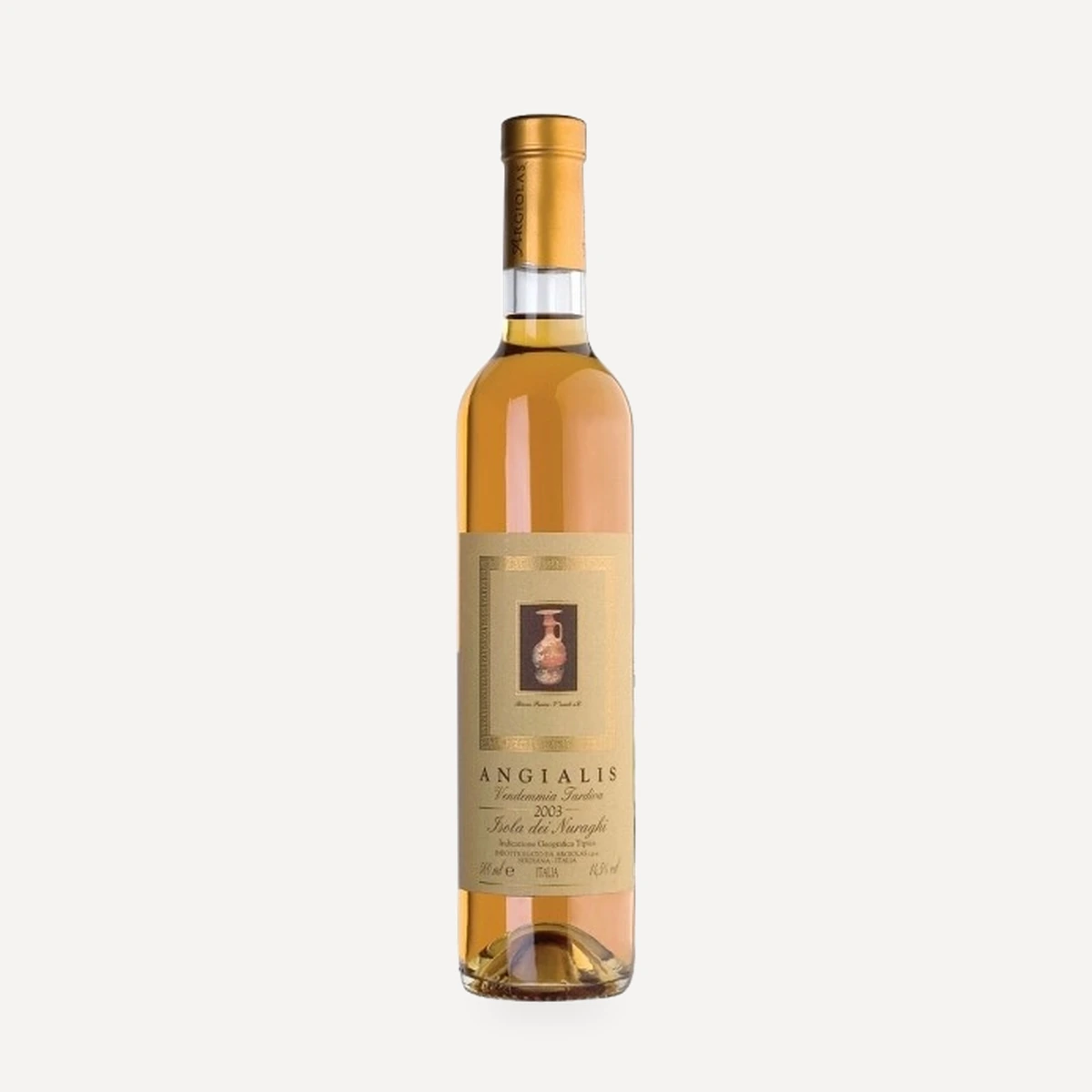 Angialis wine — Argiolas winery — Dionysus