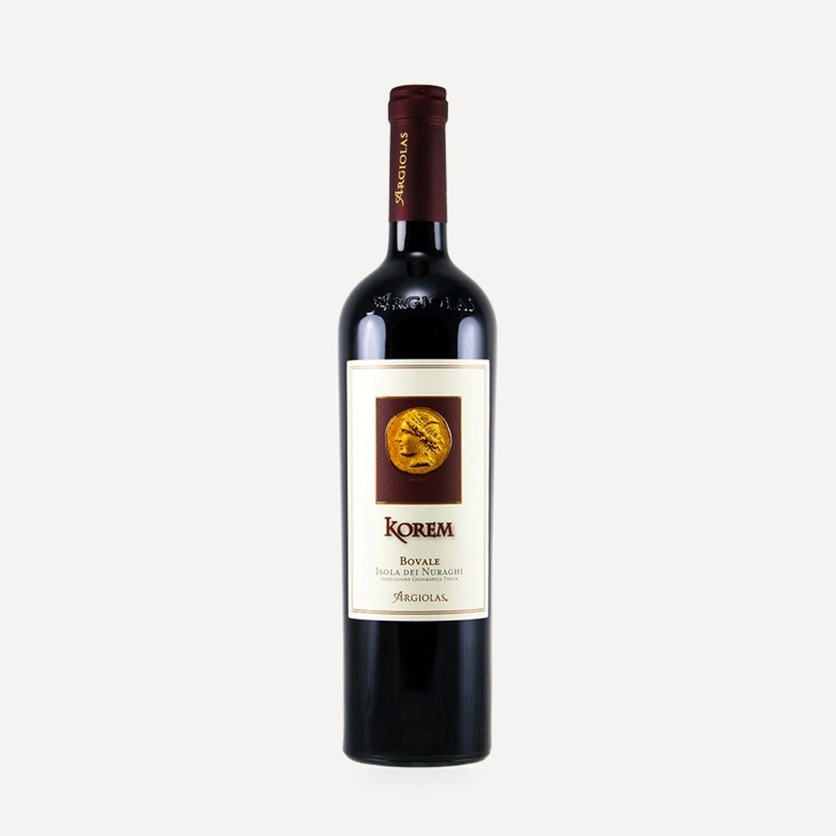 Korem wine — Argiolas winery — Dionysus