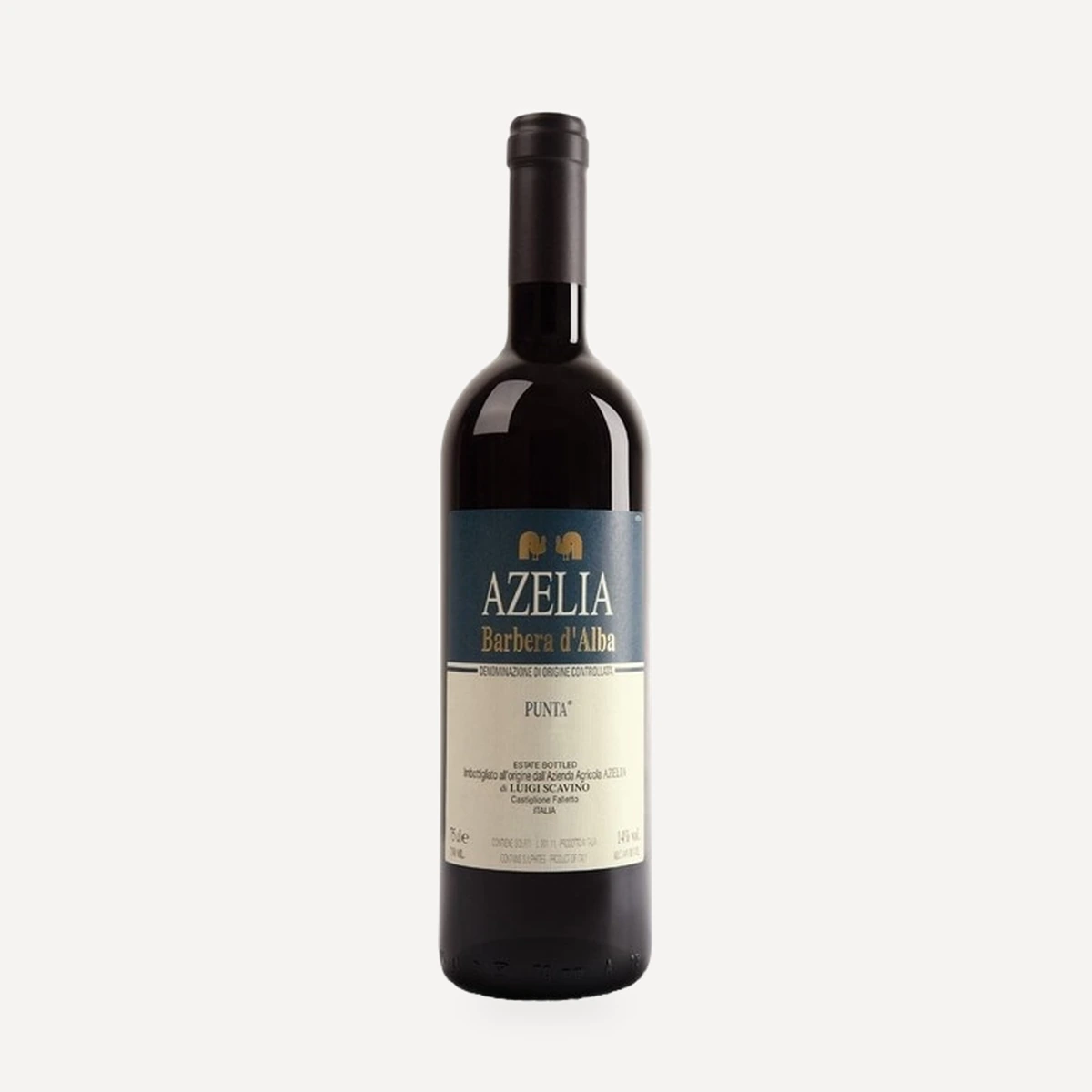Barbera d'Alba Denominazione di origine controllata Punta® wine — Azelia winery — Dionysus