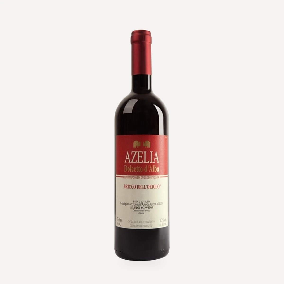 Dolcetto d'Alba Denominazione di origine controllata Bricco dell'Oriolo® wine — Azelia winery — Dionysus
