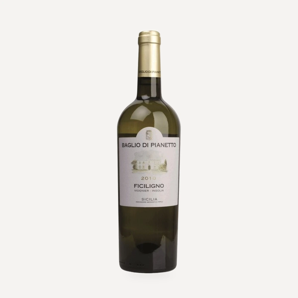 Ficiligno Viognier-Inzolia Sicilia IGT wine — Baglio di Pianetto winery — Dionysus