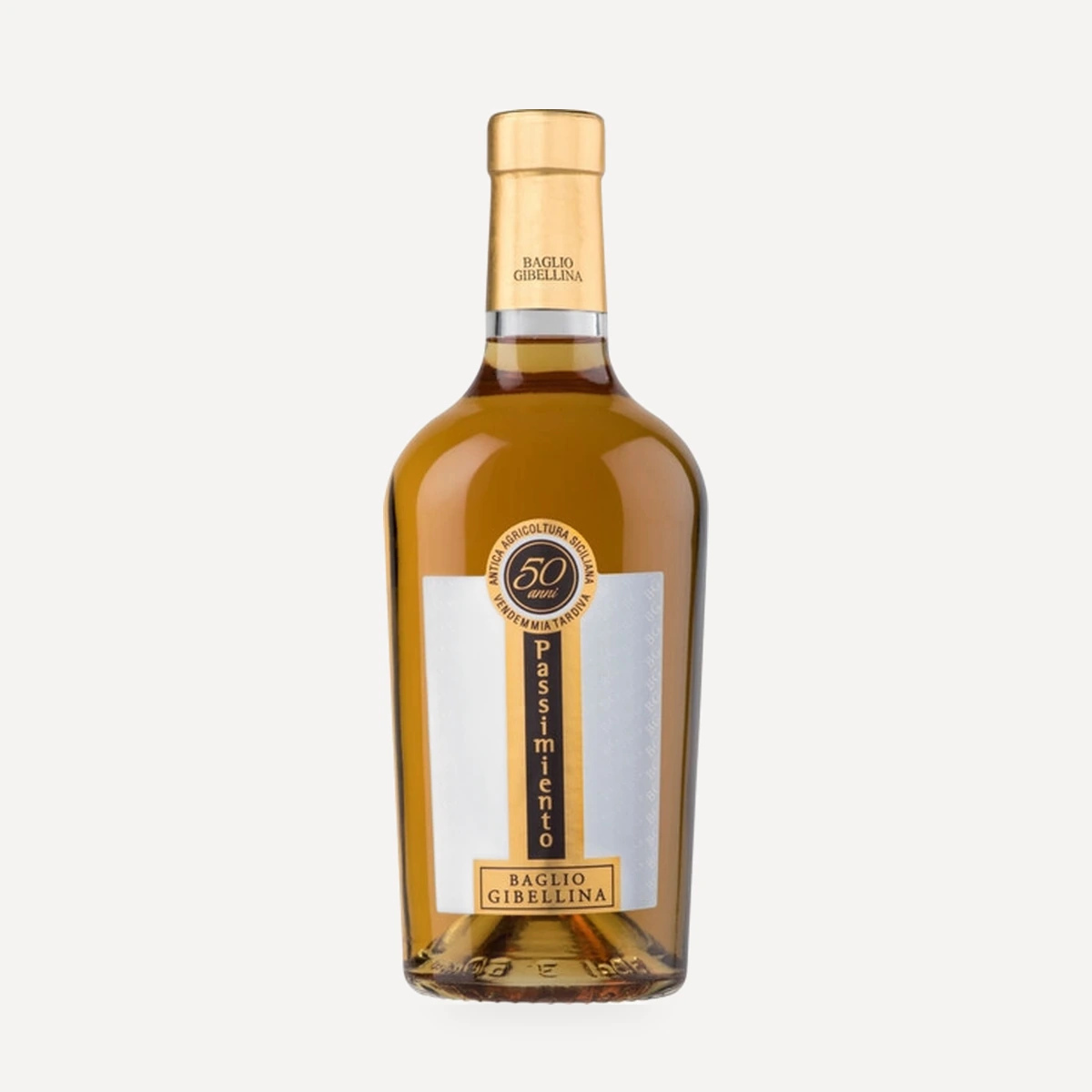 U...Passimiento Zibibbo Vendemmia Tardiva Terre Siciliane IGT wine — Baglio Gibellina winery — Dionysus