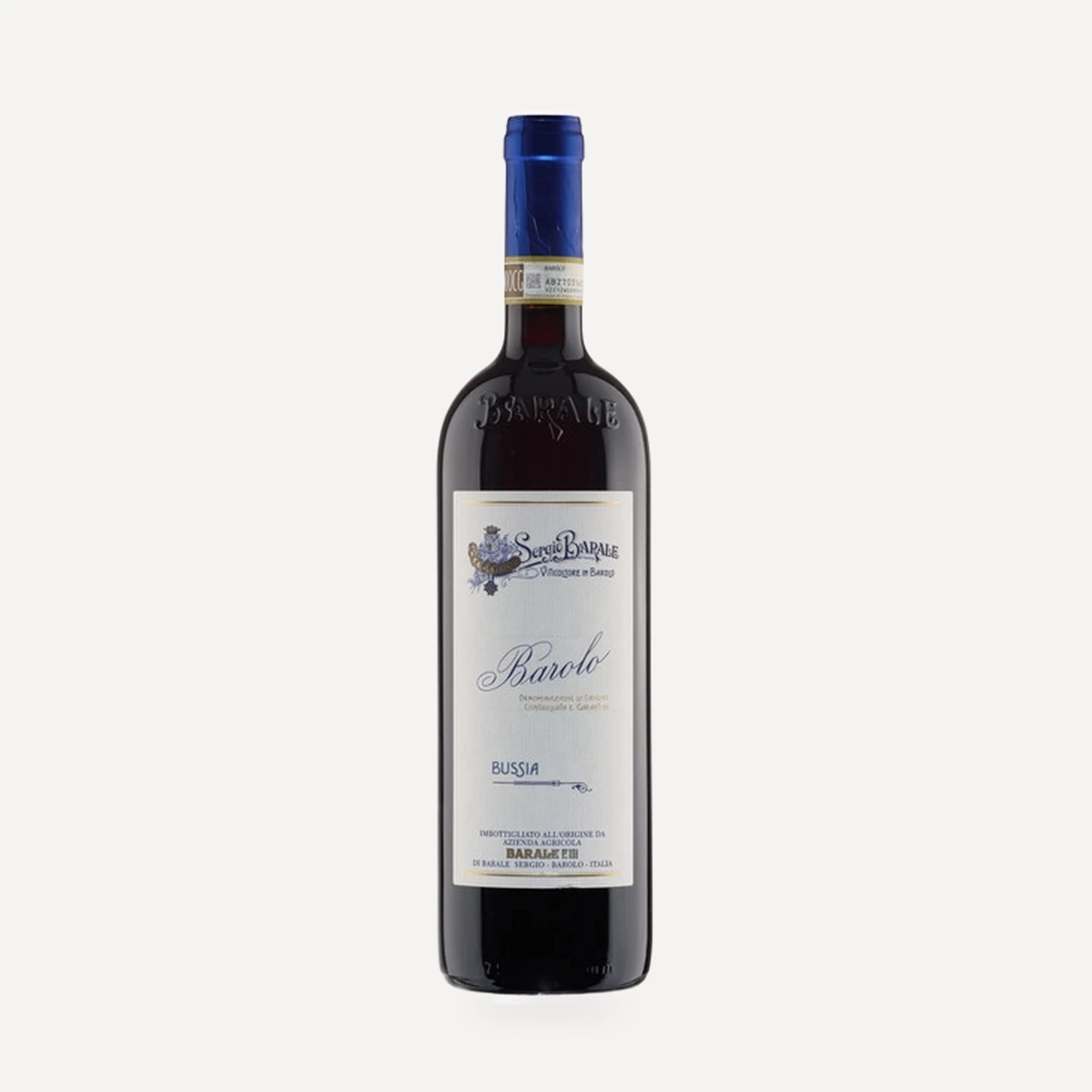 Barolo Bussia DOCG wine — Barale winery — Dionysus