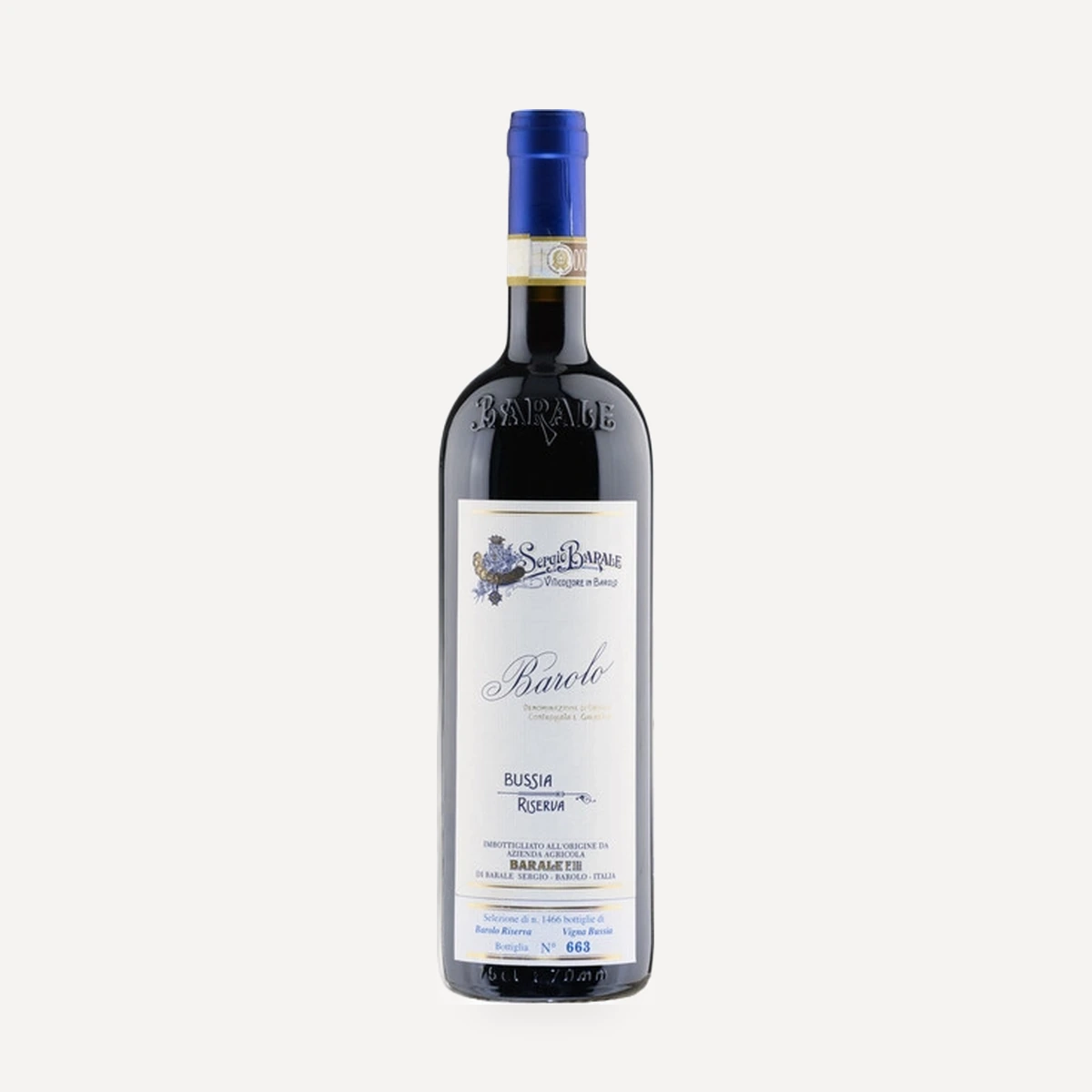 Barolo Riserva Bussia DOCG wine — Barale winery — Dionysus