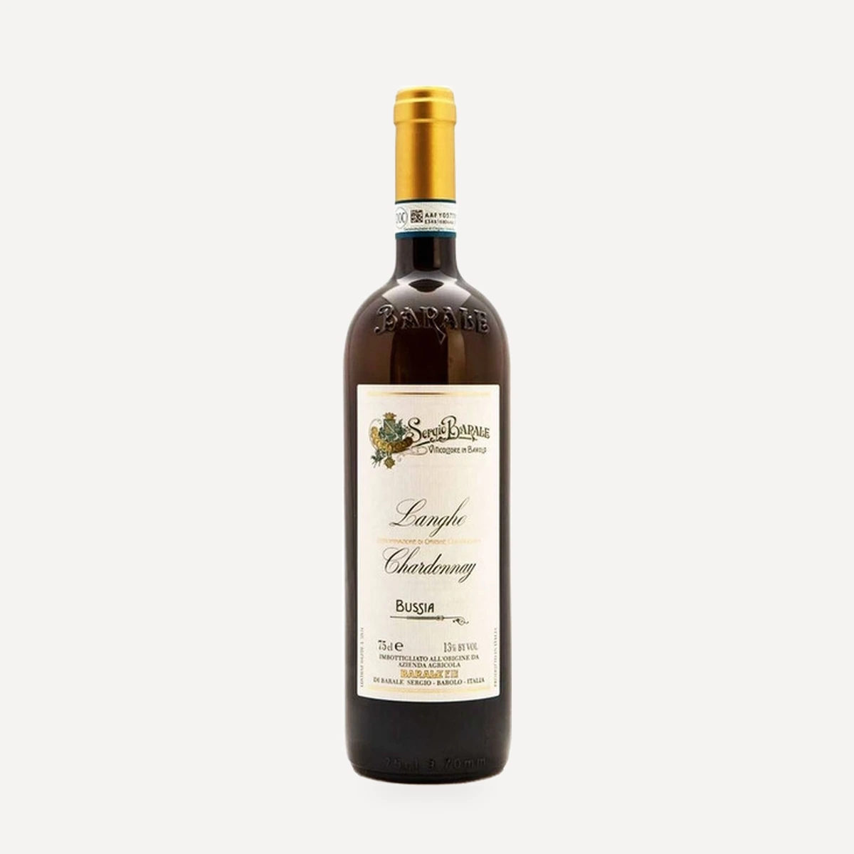 Langhe Chardonnay Vigna Bussia DOC wine — Barale winery — Dionysus
