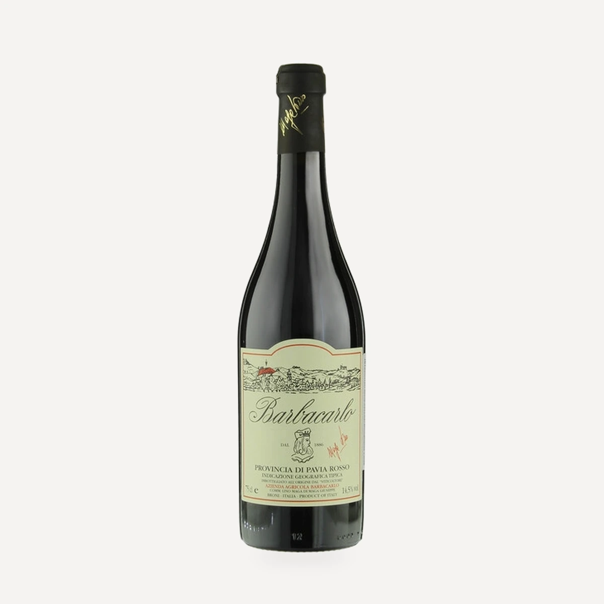 Barbacarlo Provincia di Pavia IGT wine — Barbacarlo Lino Maga winery — Dionysus