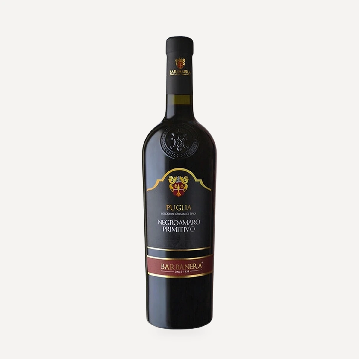 Negroamaro-Primitivo Puglia IGT wine — Barbanera winery — Dionysus