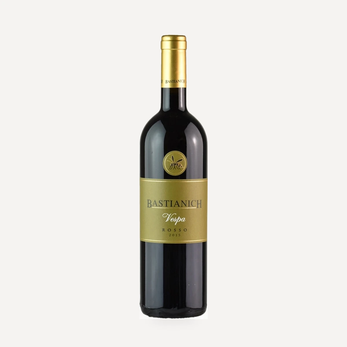 Vespa Rosso wine — Bastianich winery — Dionysus