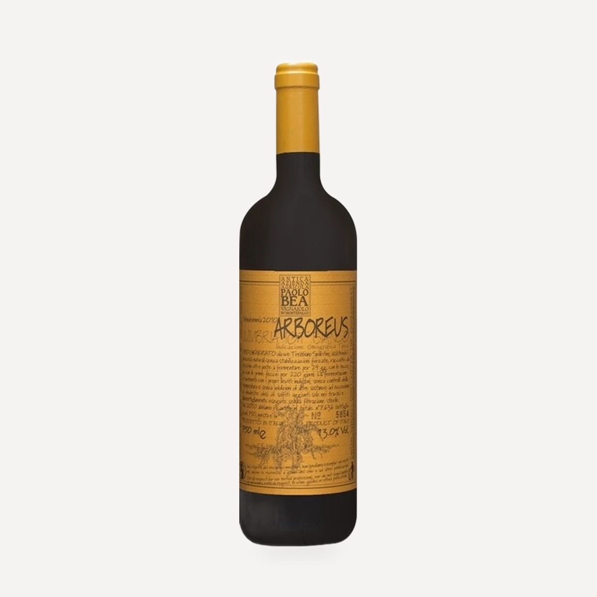 Arboreus Trebbiano Spoletino, Umbria Bianco IGT wine — Bea winery — Dionysus