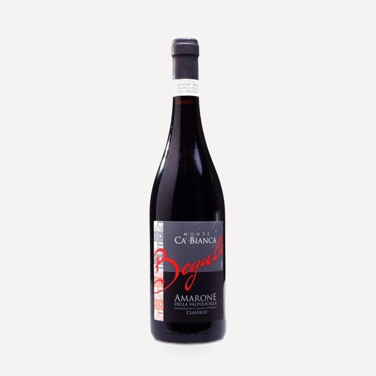 Amarone Classico Monte Ca' Bianca DOC wine — Begali Lorenzo winery — Dionysus