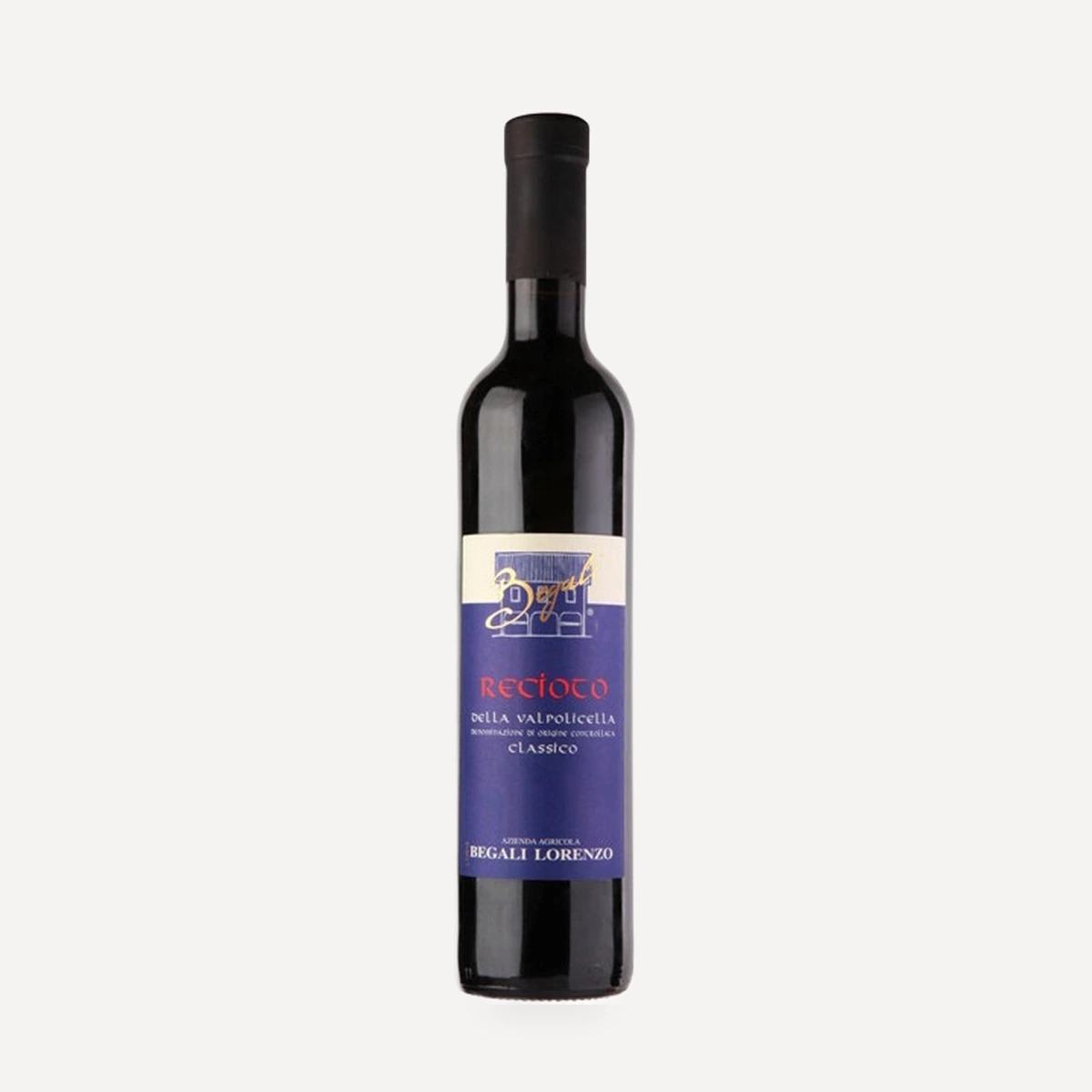Recioto della Valpolicella Classico DOC wine — Begali Lorenzo winery — Dionysus