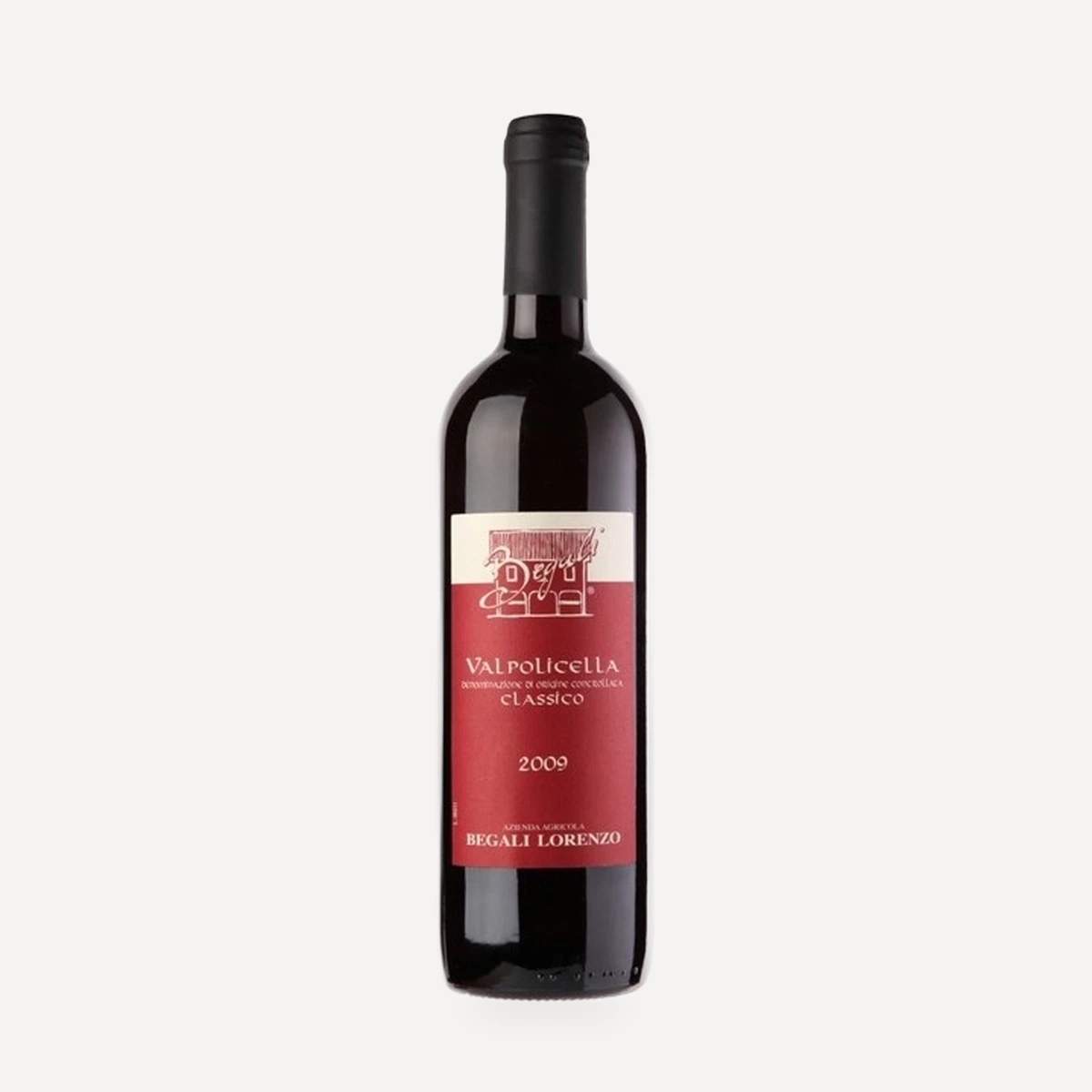 Valpolicella Classico DOC wine — Begali Lorenzo winery — Dionysus