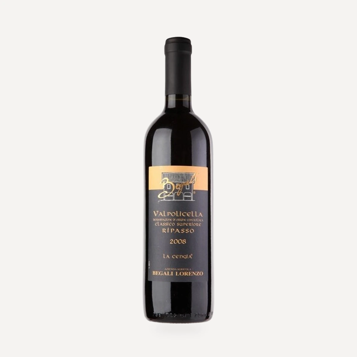 Valpolicella Classico Superiore Ripasso La Cengia DOC wine — Begali Lorenzo winery — Dionysus