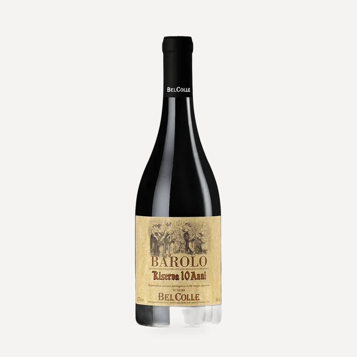 Barolo Riserva 10 anni DOCG wine — Bel Colle winery — Dionysus