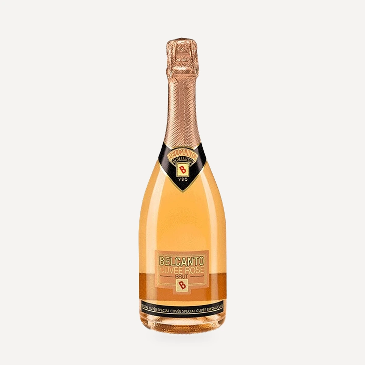 Belcanto Cuvée Rosé Brut wine — Bellussi Spumanti winery — Dionysus