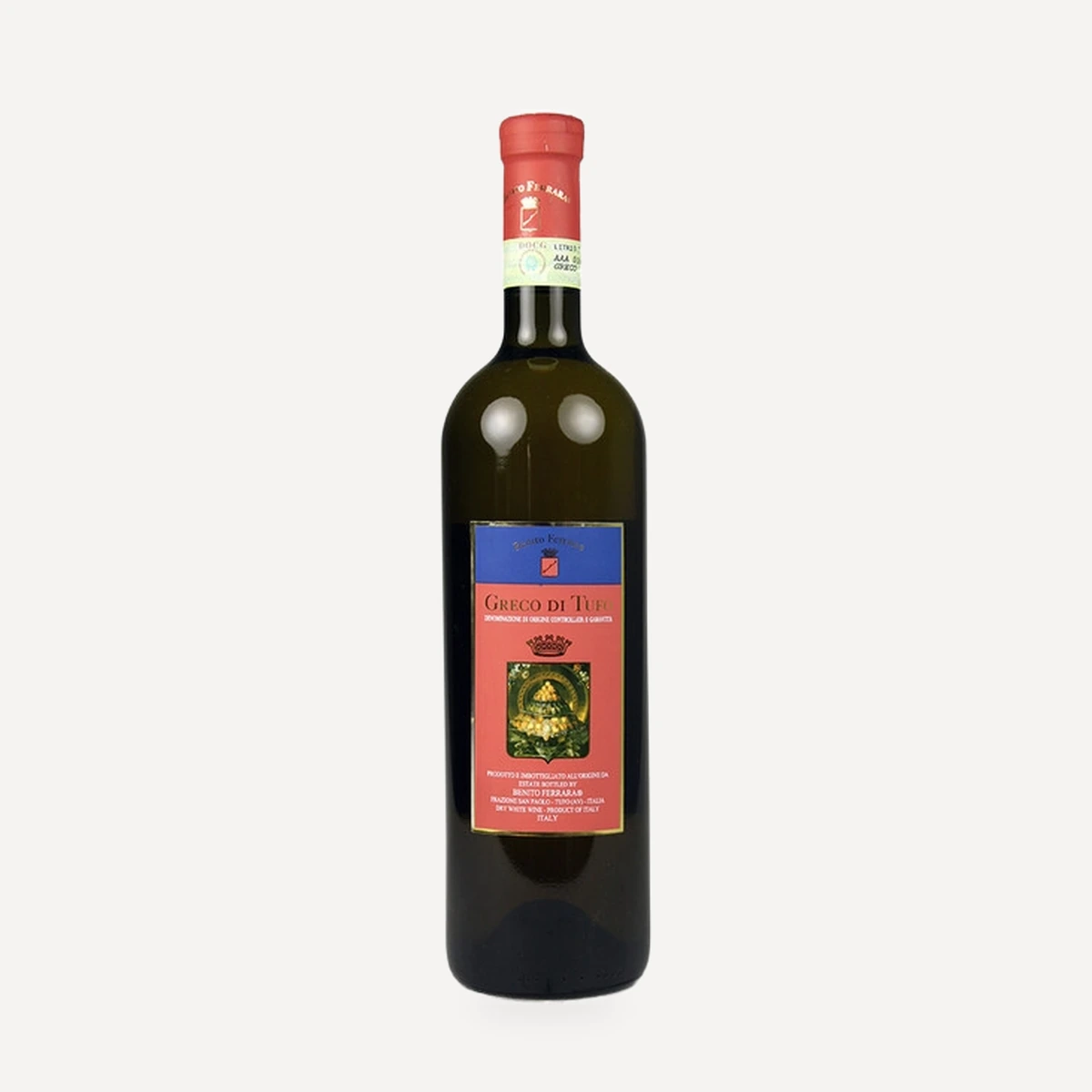 Greco di Tufo DOCG wine — Benito Ferrara winery — Dionysus