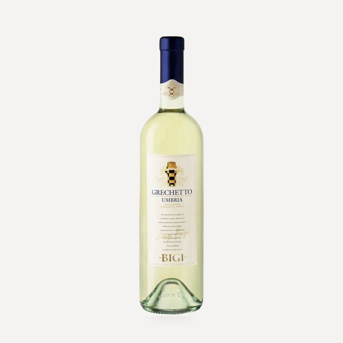 Grechetto Umbria IGT wine — Bigi winery — Dionysus