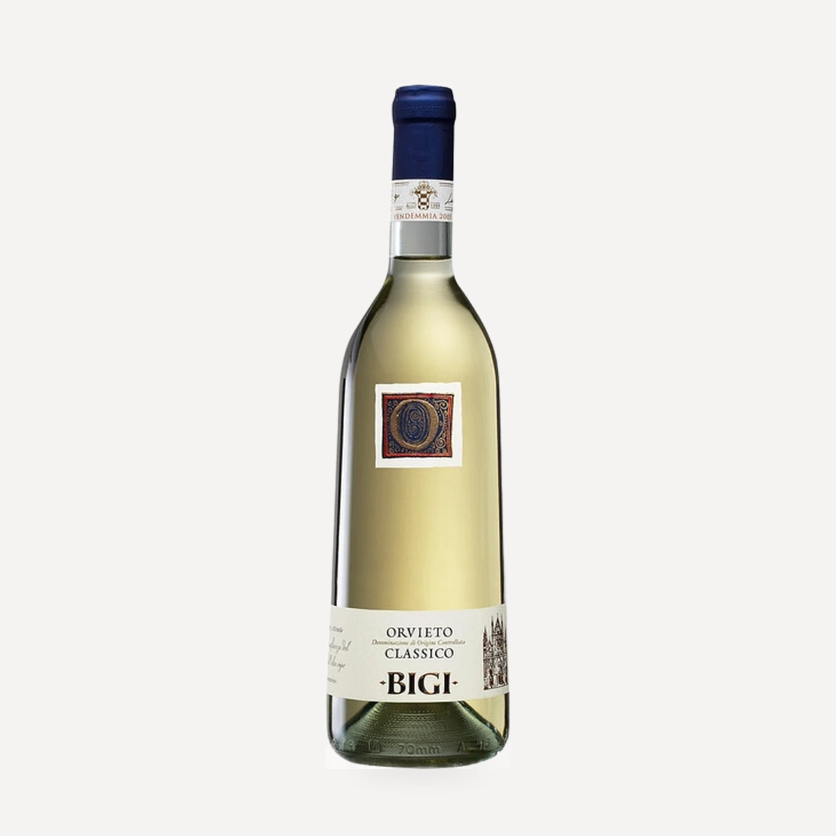 Orvieto Classico Secco DOC wine — Bigi winery — Dionysus