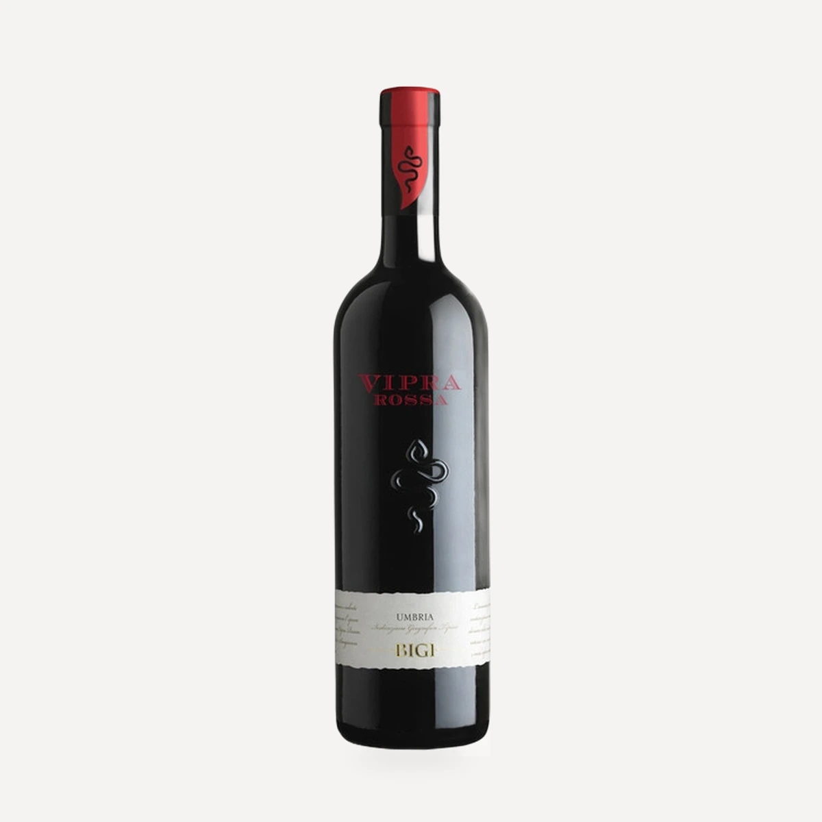 Vipra Rossa Umbria IGT wine — Bigi winery — Dionysus