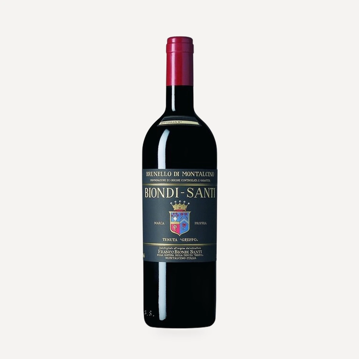 Brunello di Montalcino Riserva DOCG wine — Biondi Santi winery — Dionysus