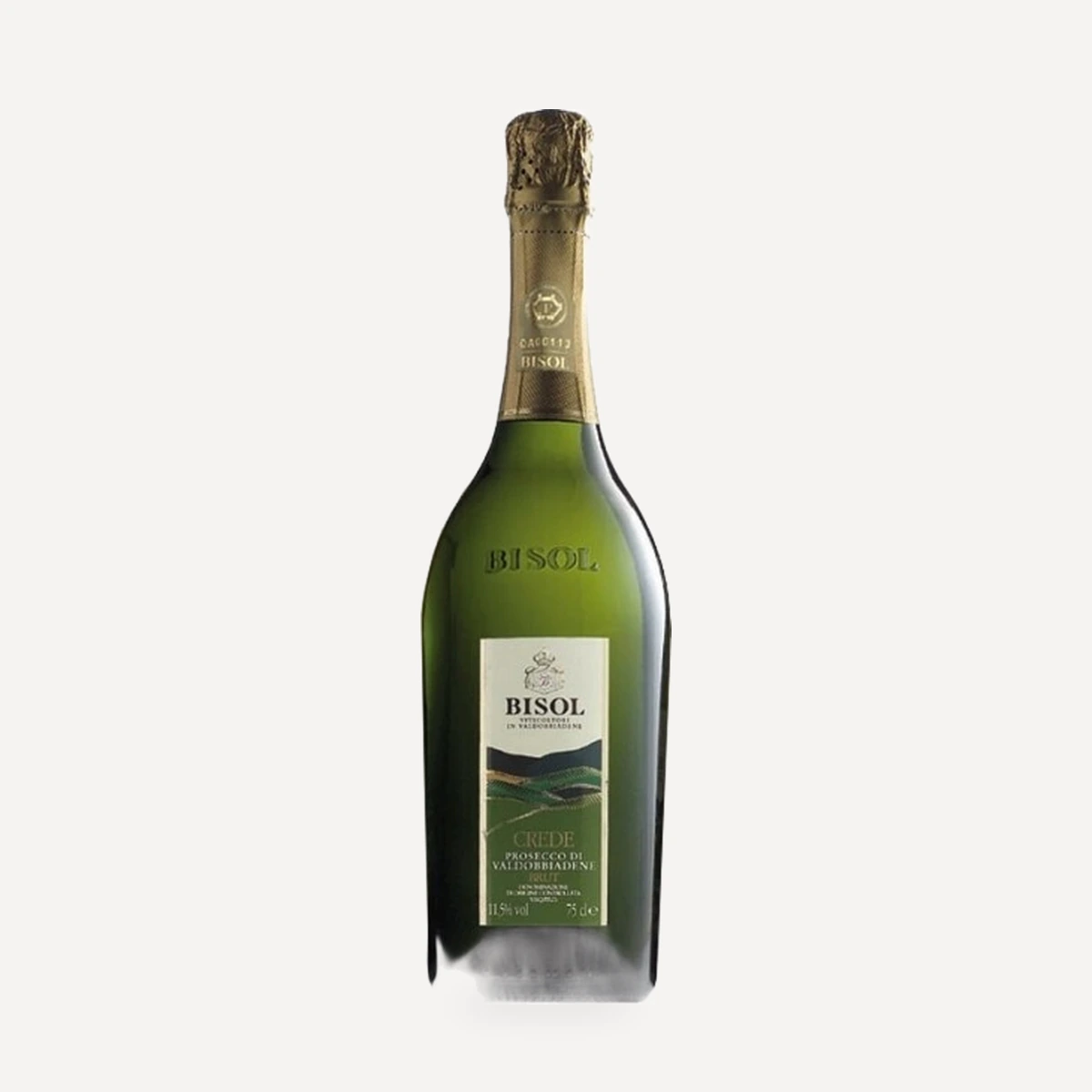Crede Prosecco di Valdobbiadene Superiore DOCG wine — Bisol winery — Dionysus