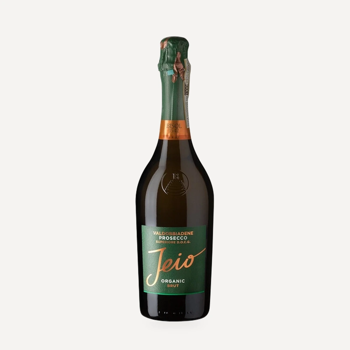 Jeio Valdobbiadene Prosecco Superiore Brut Bio DOCG wine — Bisol winery — Dionysus