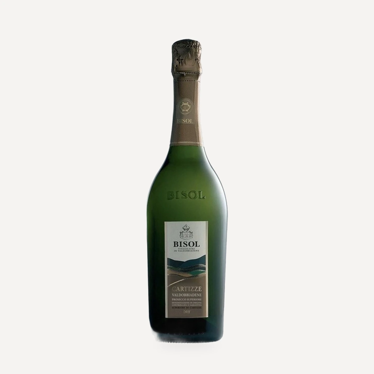 Prosecco Cartizze Valdobbiadene Superiore di Cartizze Dry (Veneto) DOCG wine — Bisol winery — Dionysus