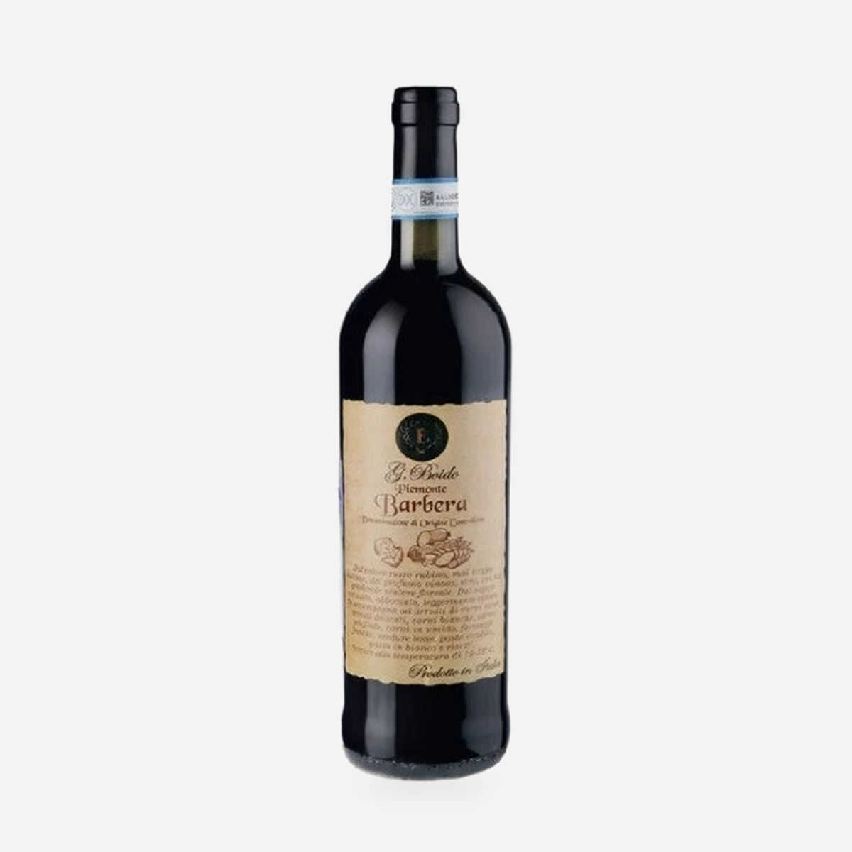 Barbera Piemonte DOC wine — Boido winery — Dionysus