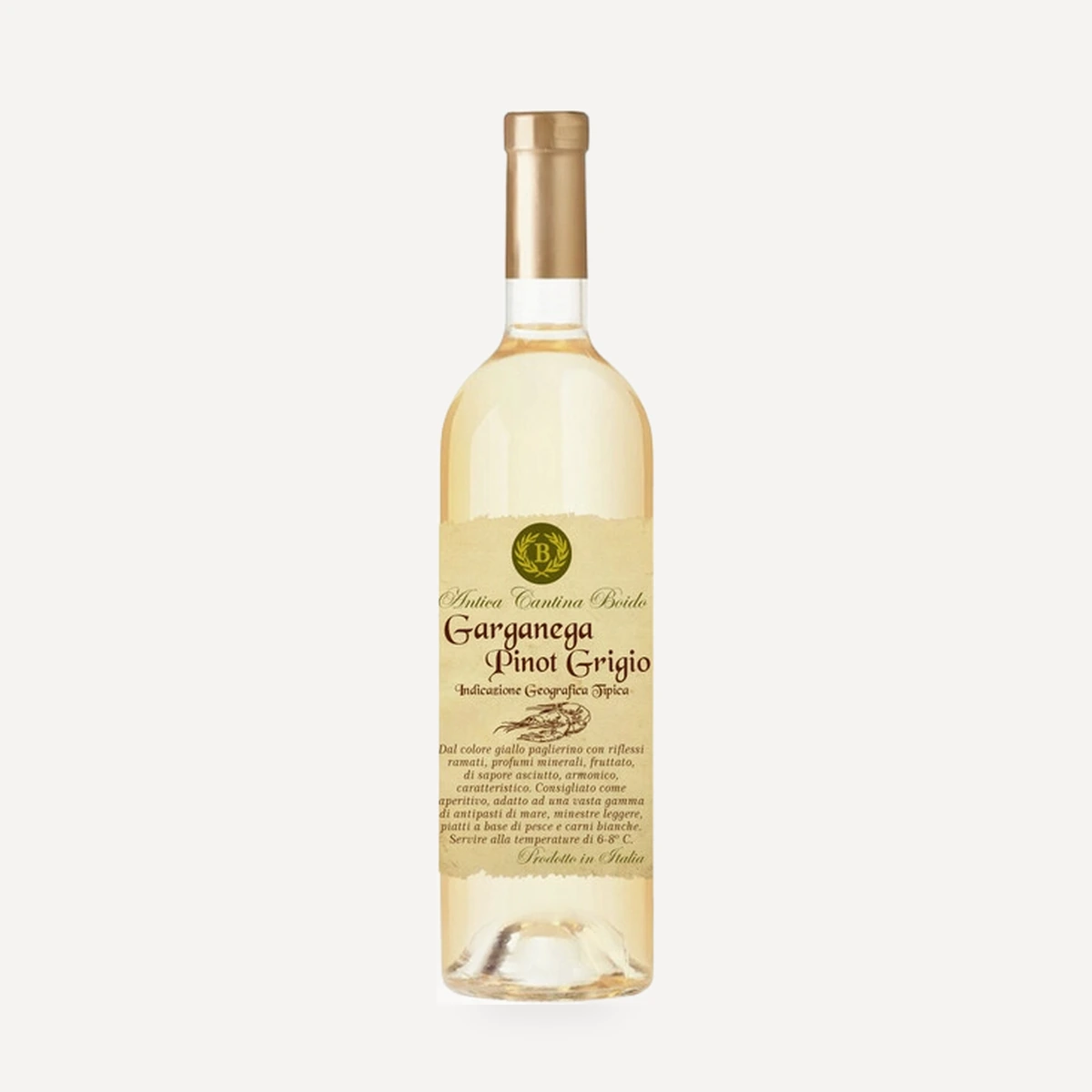 Garganega Pinot Grigio Veneto IGT wine — Boido winery — Dionysus