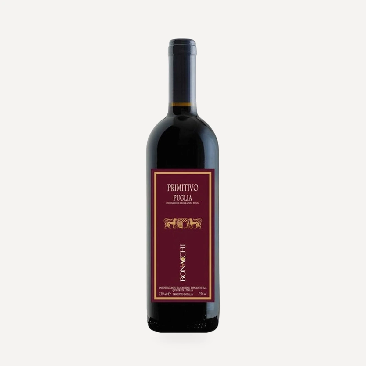 Primitivo Puglia IGP wine — Bonacchi winery — Dionysus