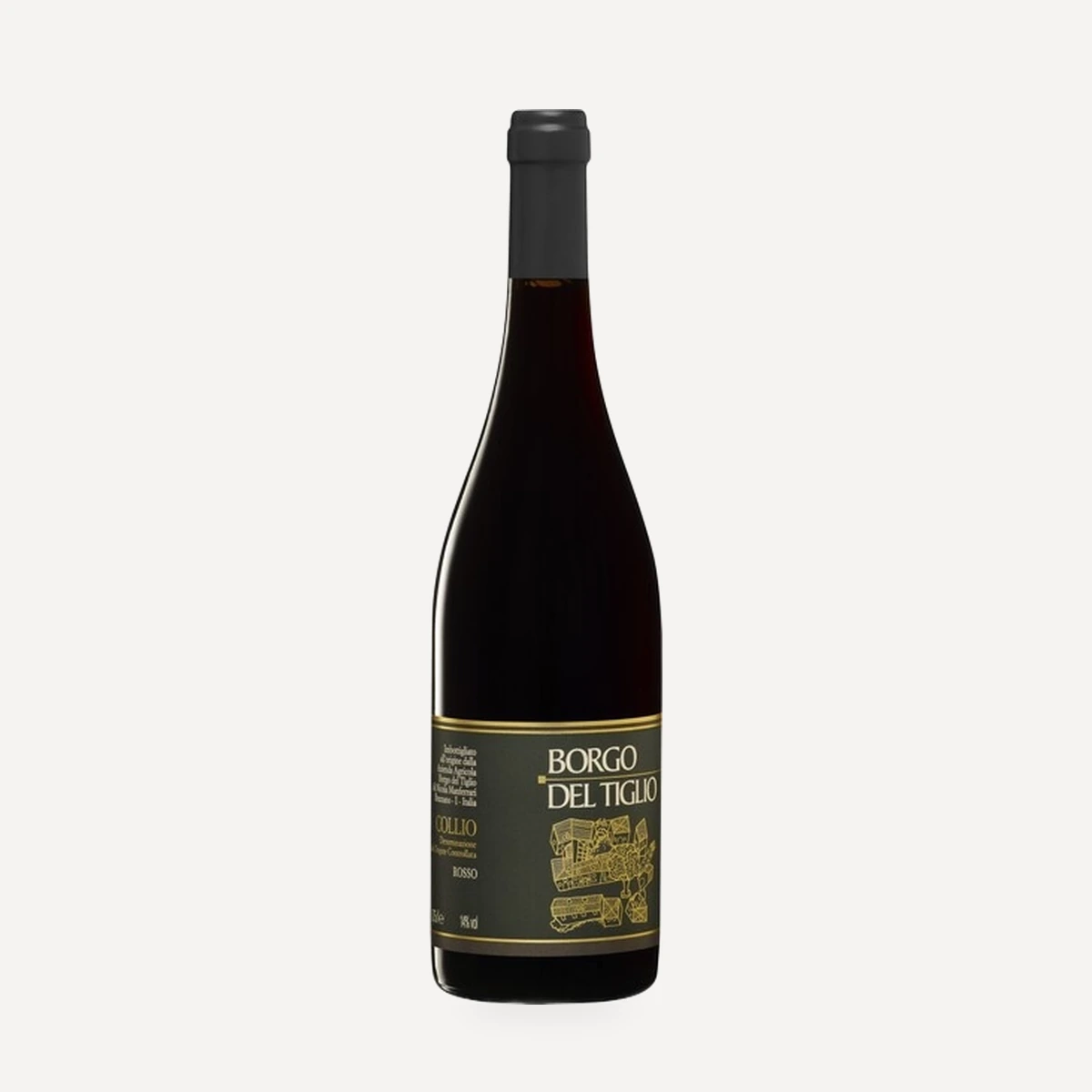 Collio Rosso wine — Borgo del Tiglio winery — Dionysus